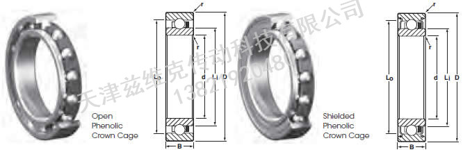 NHBB SSRI-538 力距管球軸承圖紙