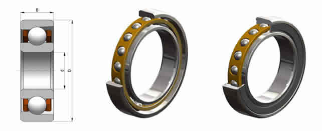 德國HQW角接觸球軸承ZSB2120JY965圖紙