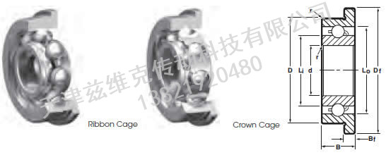 NHBB SSRIF-618 深溝球軸承圖紙