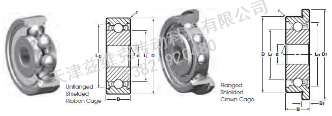 NHBB SSRI-5632ZZA71 深溝球軸承圖紙
